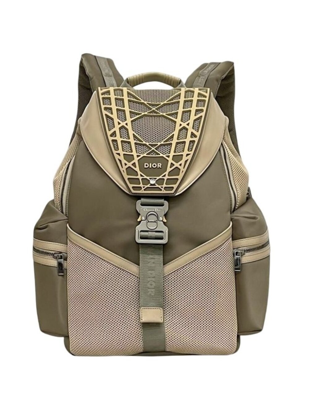 Dior Cobra Backpack Fall Collection Limited Edition 1 Nylon Rubber Khaki